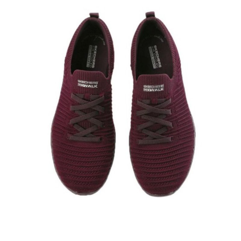 SKECHERS GO WALK 6 BURGUNDY WOMEN'S