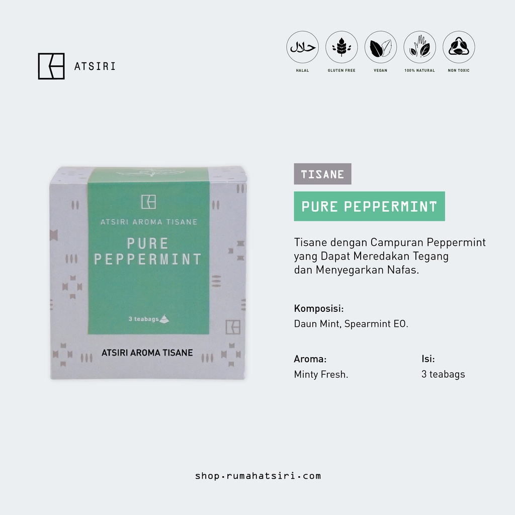 Pure Peppermint Atsiri Aroma Tisane