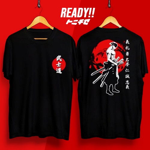 [MURAH] KAOS DISTRO MURAH KAOS UNISEX KAOS PRIA KAOS ONE PIECE KAOS ZORO KAOS STREETWEAR