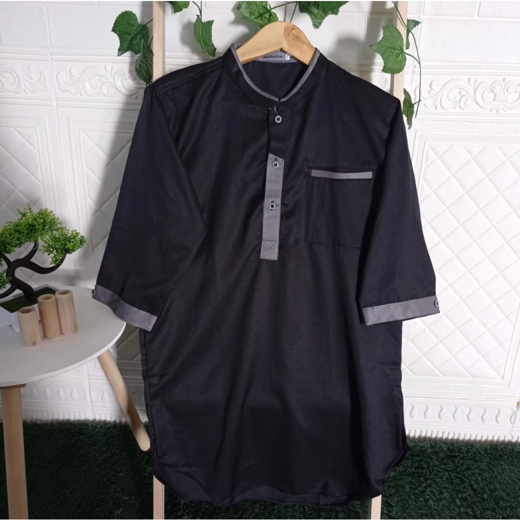 Baju Koko KURTA Pakistan TOYOBO Tangan Pendek Super Premium Terbaru Qurta Pria Dewasa