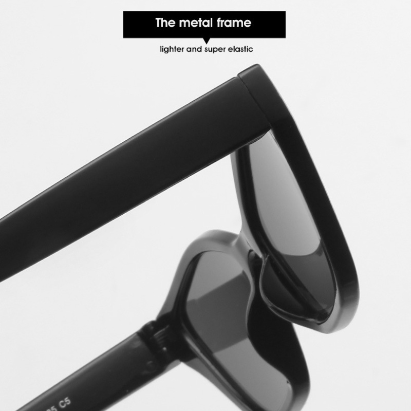 Kacamata Hitam Mata Kucing Trendy Wanita Pria Frame Kecil Perlindungan UV