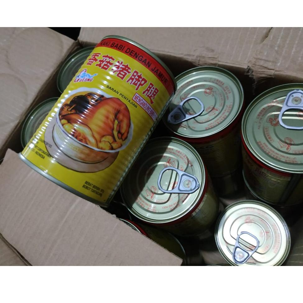 

Murah 2 HARI !! ED SELALU TERBARU Gulong Pork Leg / Cu Kiok Kaleng / Kaki Babi Kaleng dengan jamur VZJ