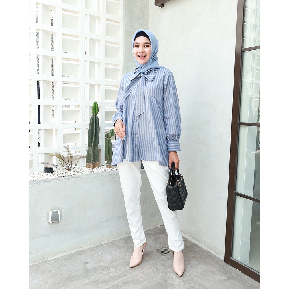 GUMALA Blouse - Baju Kerja Wanita Terbaru by Hijab Mamah icis