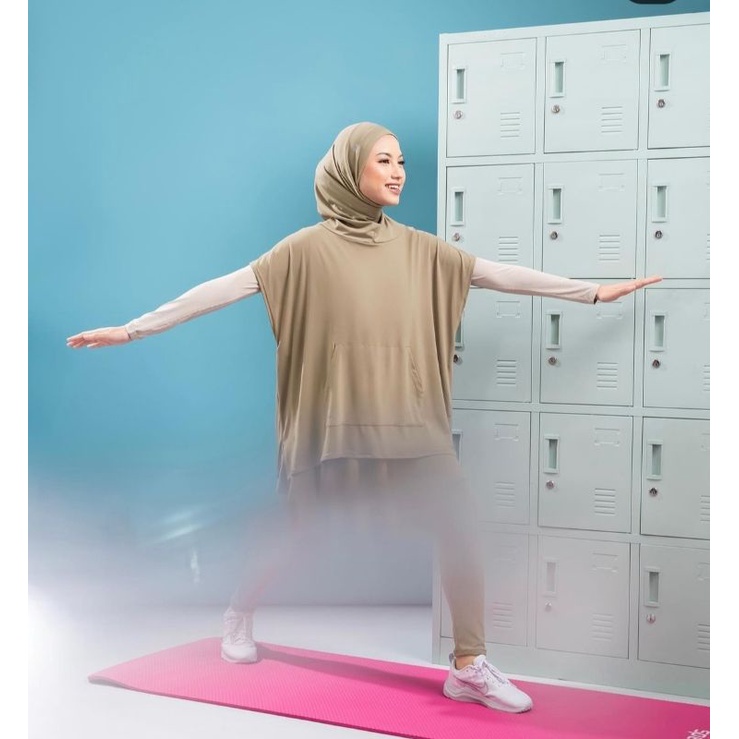 Nspire Sport Vest Hijab Legging Skirt Jacket by Heylocal