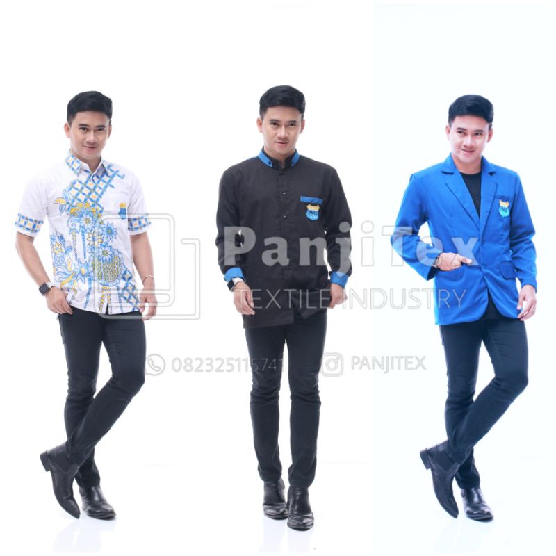 Paket Jas PMII Batik PMII dan Kemeja PMII