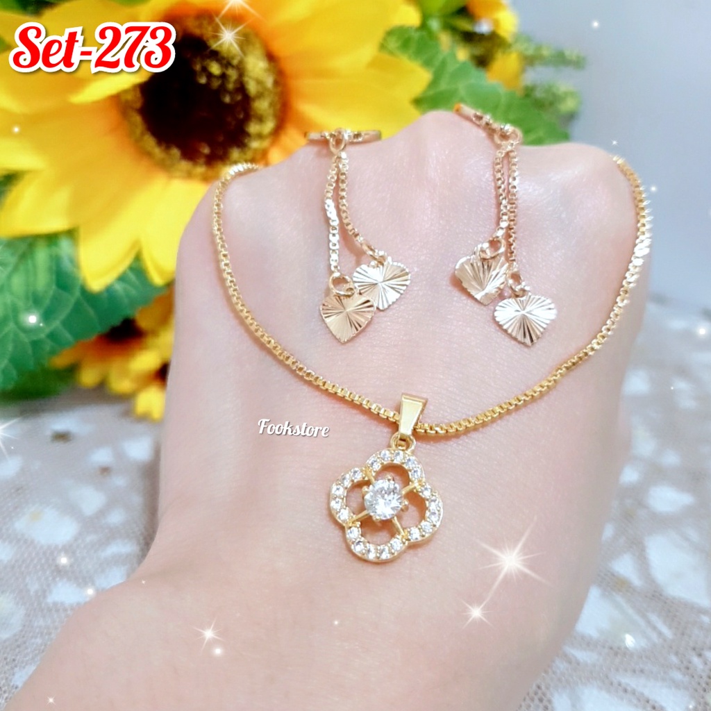 SET KALUNG DAN Anting xuping FASHION