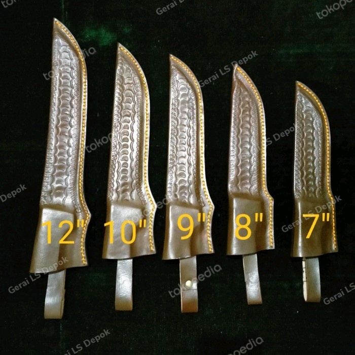 [Pisau Dapur] Sarung Kulit Pisau Fdick/Victorinox/Tramontina Dll [Knife]