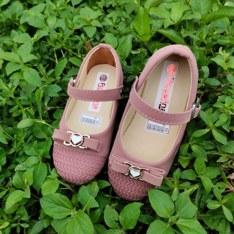 khainuna sepatu flat anak pita kilat kombinasi size 22-25