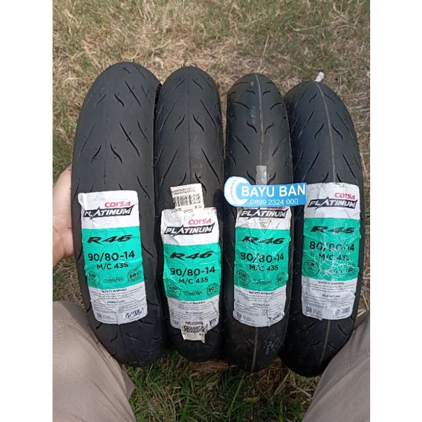 Ban Corsa R46 Ring 14 80/80 90/80 Ban Donat Tubeless matic