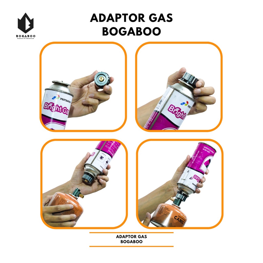 Bisa [COD] Adaptor Penghubung Tabung gas / adaptor kompor gas /Adaptor Bulet