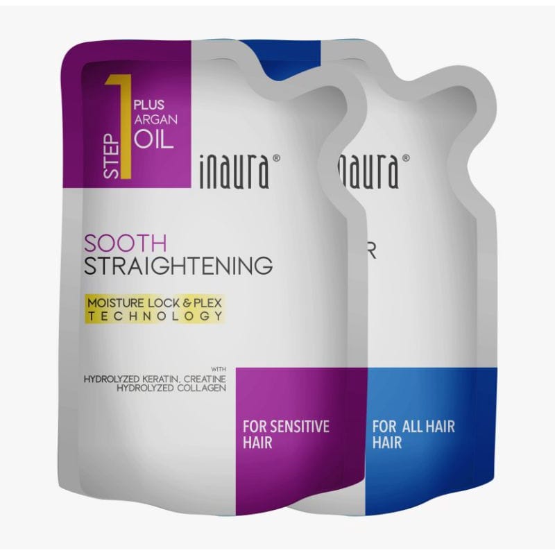 INAURA MAGIA SMOOTHING STRAIGHTENING NEW 130mL ( 1 PAKET isi STEP 1 DAN STEP 2 )