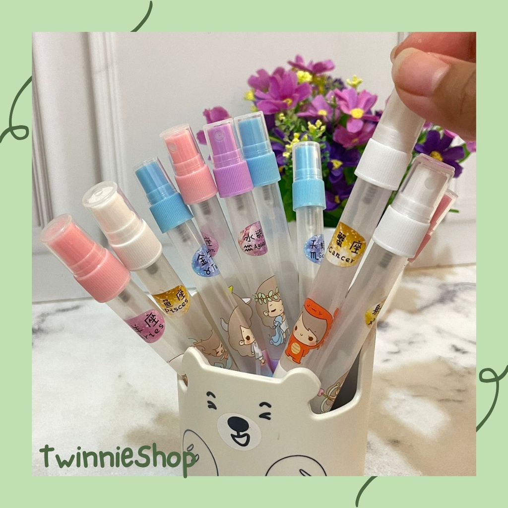 PEN PARFUME KARAKTER CEWEK PULPEN FULL BODY SEMPROT SPRAY LUCU UNIK BOLPEN BALLPOINT UNIK READY MURA