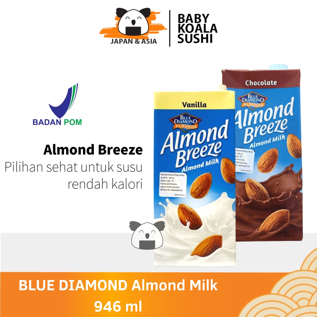 

BLUE DIAMOND Susu Almond Milk 946 ml | Coklat Vanilla