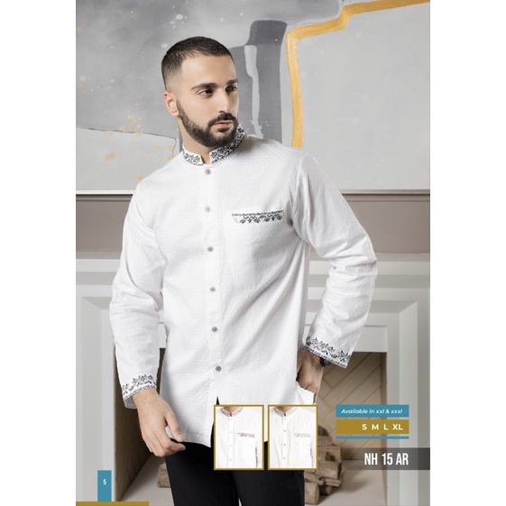 BAJU KOKO NIZAR BORDIR 2023 NH 15 AR