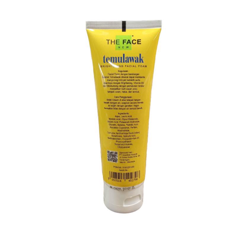 FACIAL FOAM TEMULAWAK THE FACE BPOM