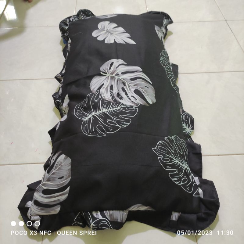 [PROMO] Sarung Bantal Cinta Bahan Katun Disperse UK 50x100 ada Rumbai Sarban Cinta jumbo Panjang Murah