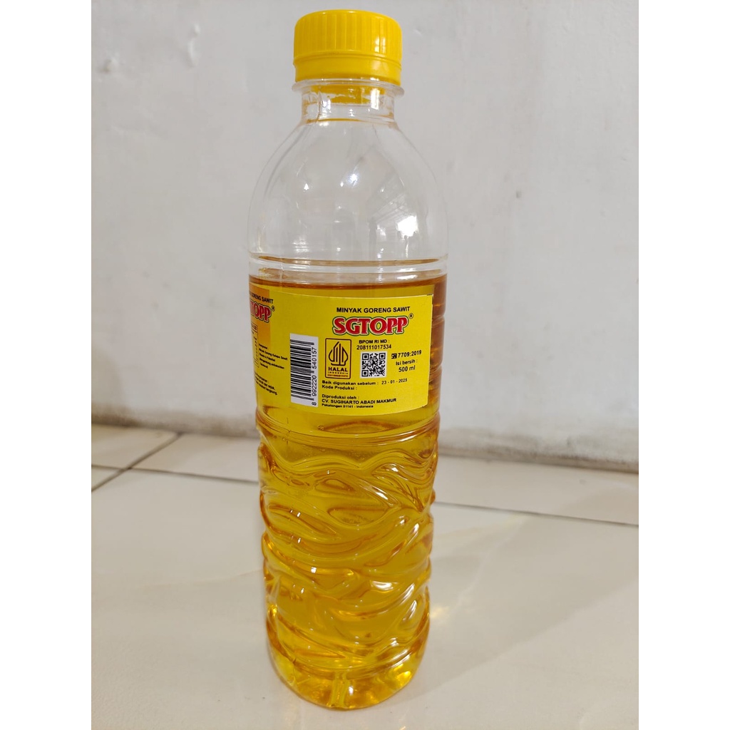 Minyak Goreng Kemasan Siptop SGTOPP  500 ml / 550 ml / 600 ml Pouch dan Botol