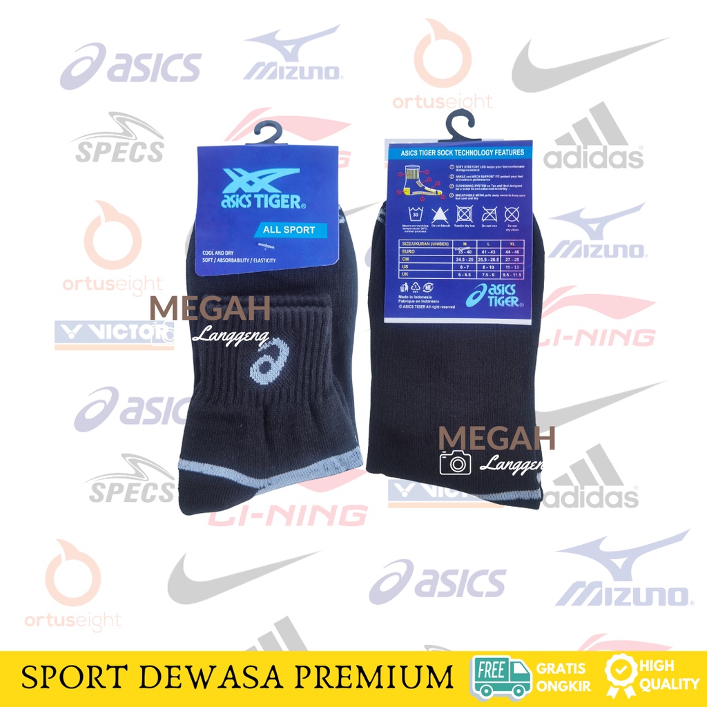 kaos kaki ASIC Premium olahraga pria dewasa tebal - kaos kaki hitam olahraga wanita - Kaos Kaki putih -Kaos Kaki olahraga Pendek Pria Wanita Remaja Dewasa / Kaos Kaki olahraga Original / Kaos kaki Pendek di atas mata kaki Tebal / kaos kaki badminton