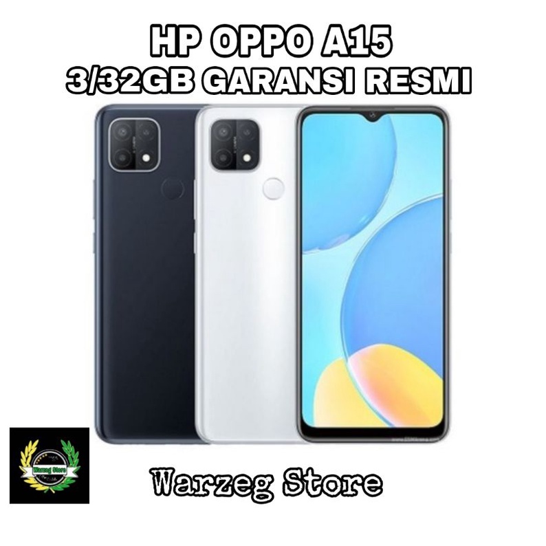HP OPPO A15 3/32 GB - OPPO A 15 RAM 3GB ROM 32GB GARANSI RESMI OPPO