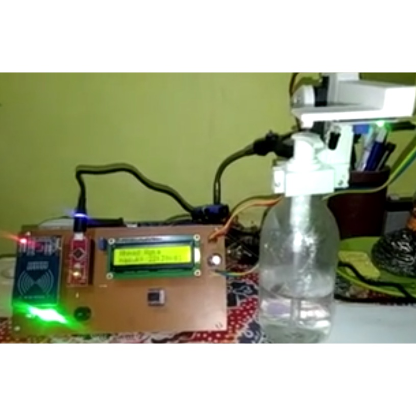 Arduino Project + Source Code  / Absensi Arduino dengan excel & hand sanitizer otomatis