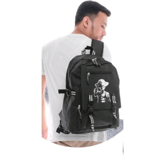 Tas Ransel One PIece Strawhat After Time Skip Series Tas Ransel Unisex Keren Model Kekinian