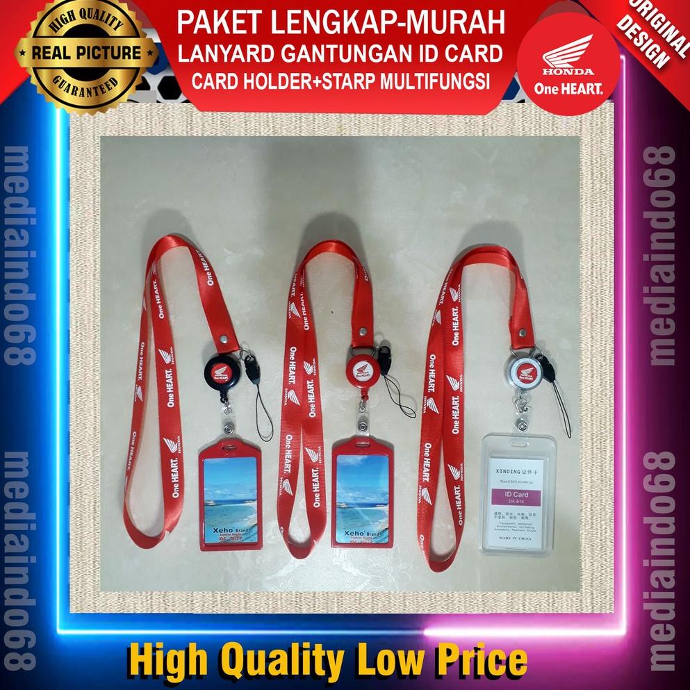 

Honda Motor Lanyard ID CARD/Yoyo Gantungan ID Card (Paket Murah) ☊Best Terlaris