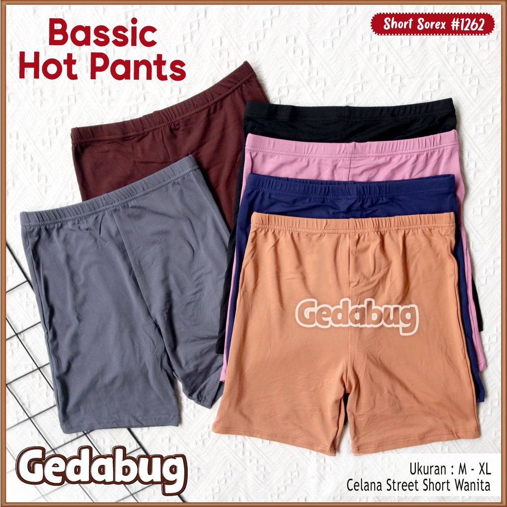 Celana Dalam Super Soft Boxer Wanita Sorex 1262 Daleman Lembut Boxer Perempuan Basic Hot Pants | Gedabug