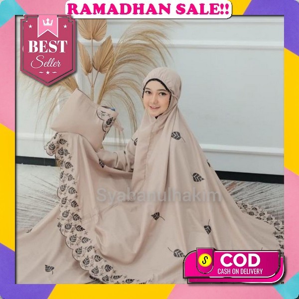Mukenah Traveling_ Cod Mukena Sutra Armnani Silk Premium 2 In 1 Dewasa Mukenah Silky Motif Murah Tra