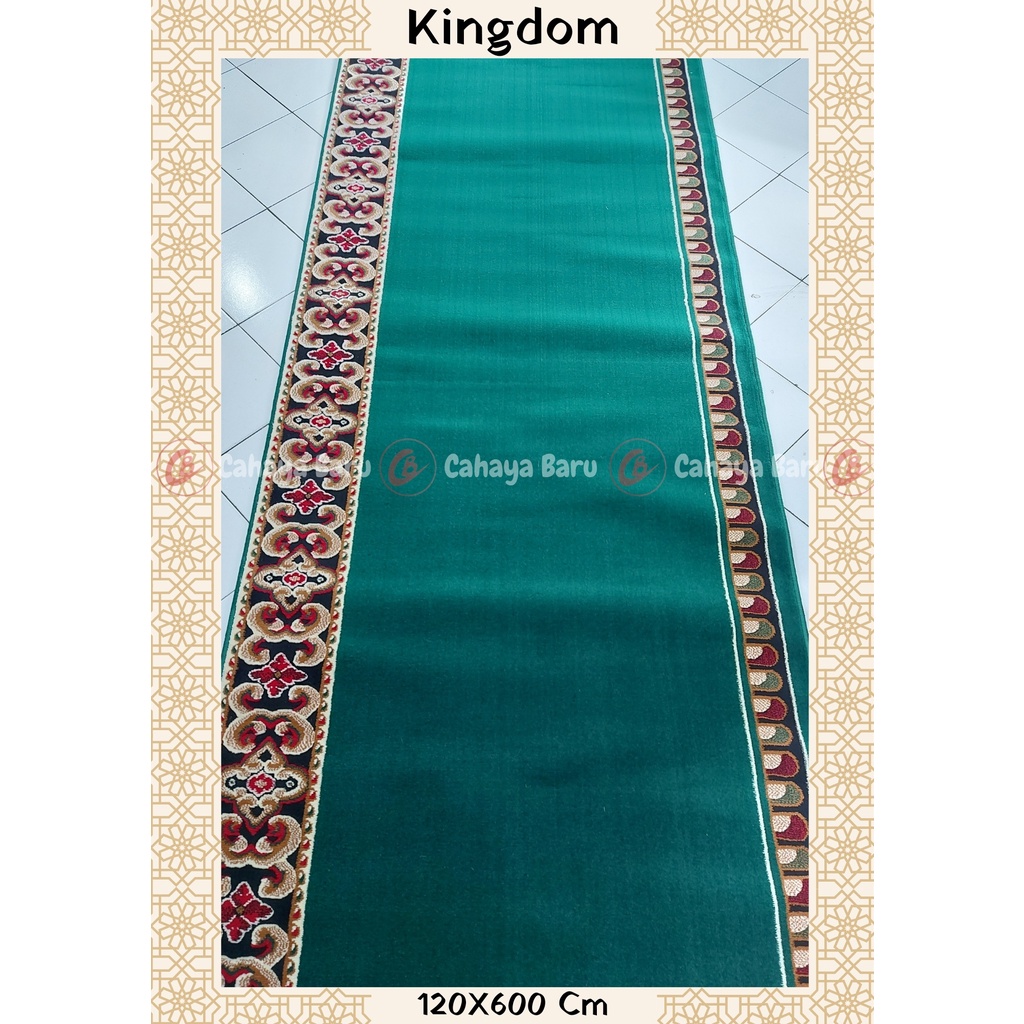 Karpet Masjid Kingdom Karpet Masjid Tebal Minimalis Karpet Roll Panjang 6 m Lebar 120 cm