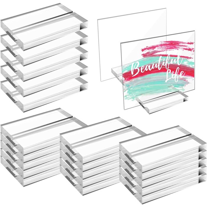 

Akrilik Stand Kartu/Tempat Kartu/Akrilik Tempat Kartu Holder 5x8x1cm