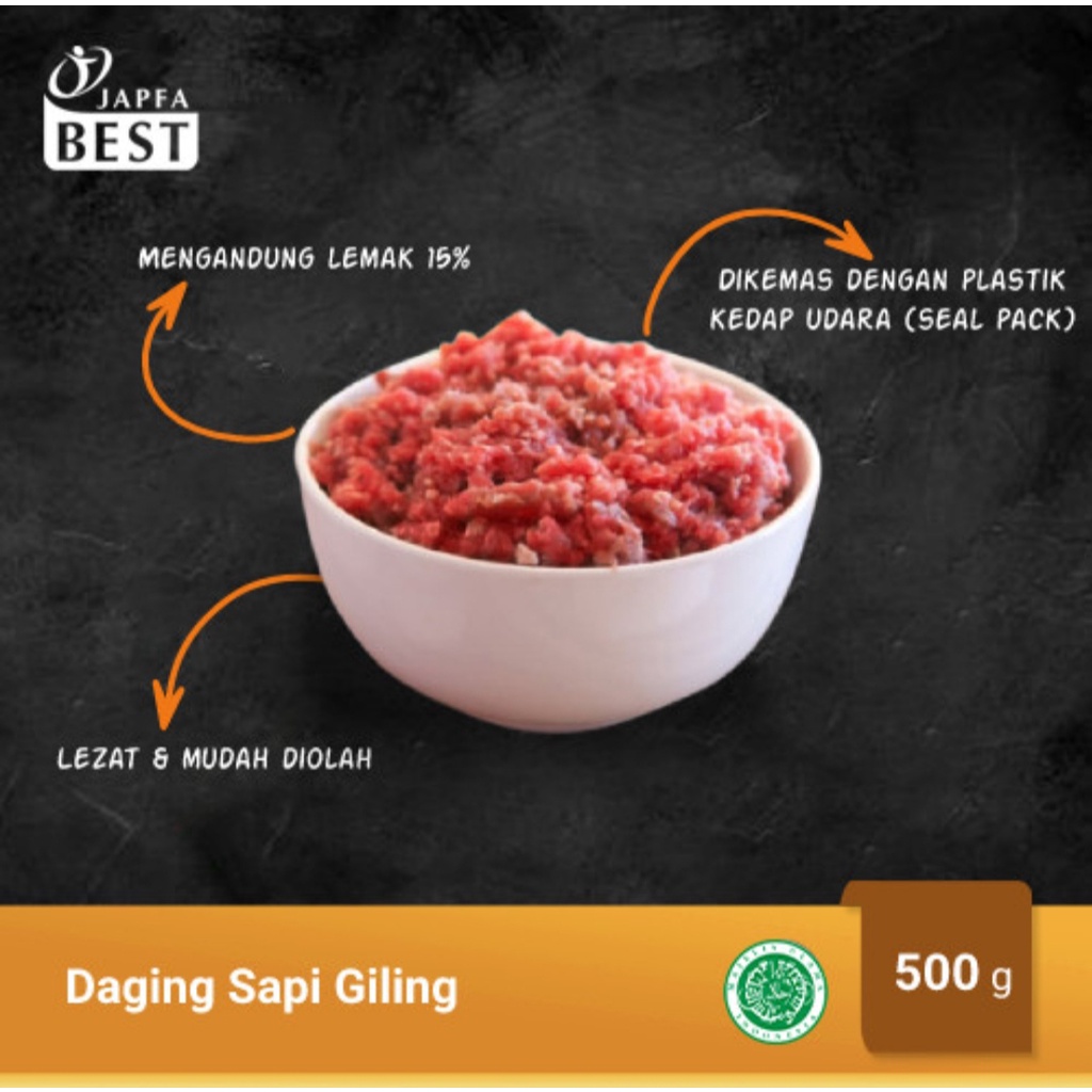 

DAGING SAPI GILING 500GR