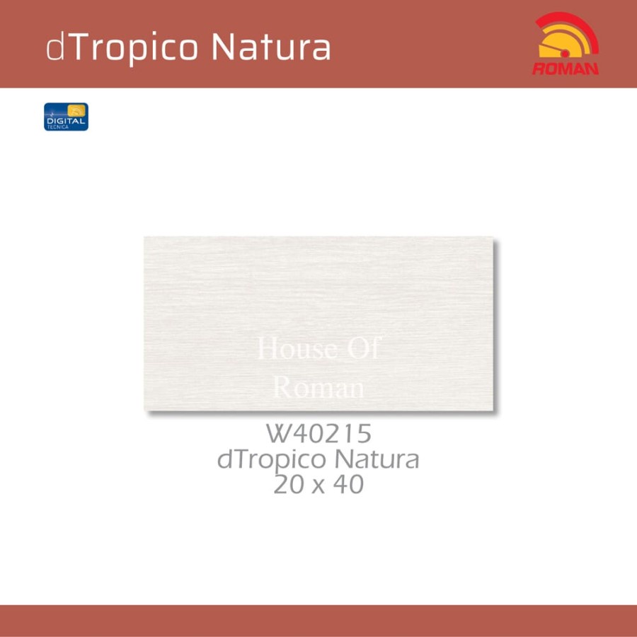 ROMAN KERAMIK DTROPICO NATURA 20X40 W40215 (ROMAN HOUSE OF ROMAN)