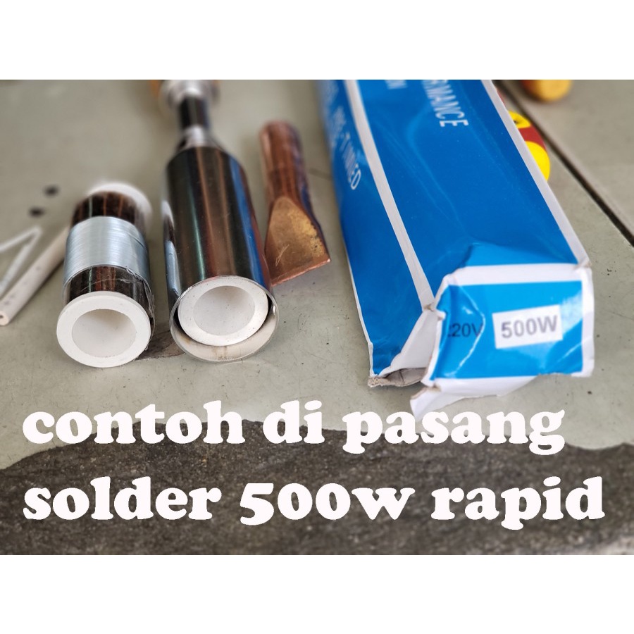 elemen solder keramik 500w ceramic 500watt rapid