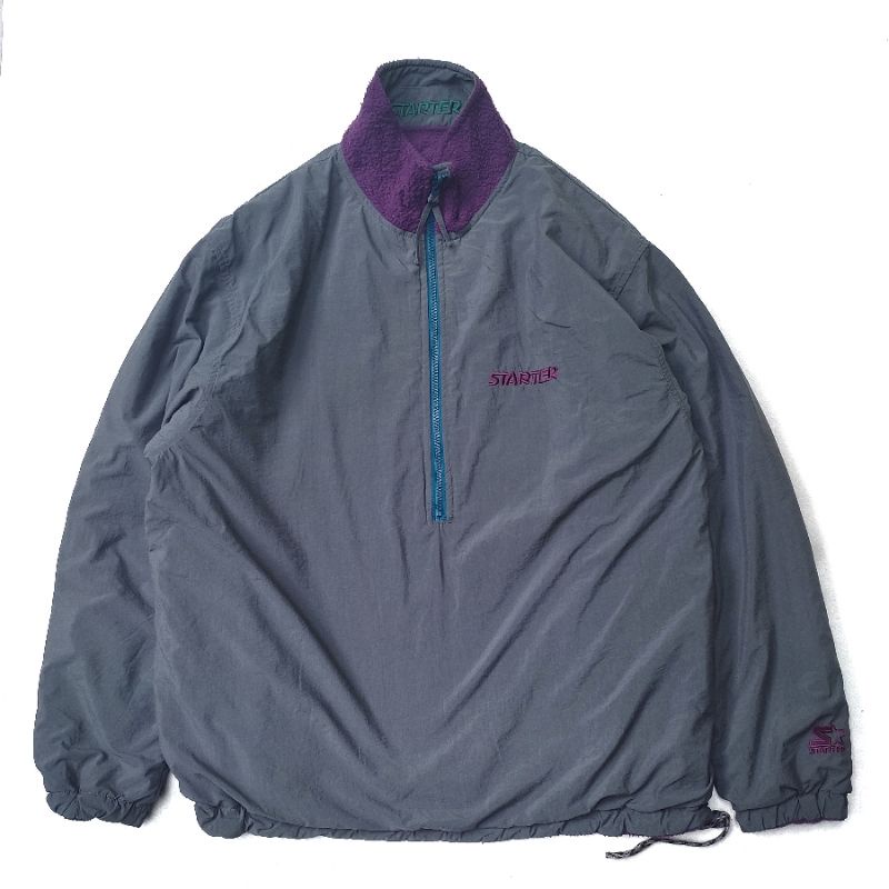 Starter Reversibel Sherpa Half Zip Jacket