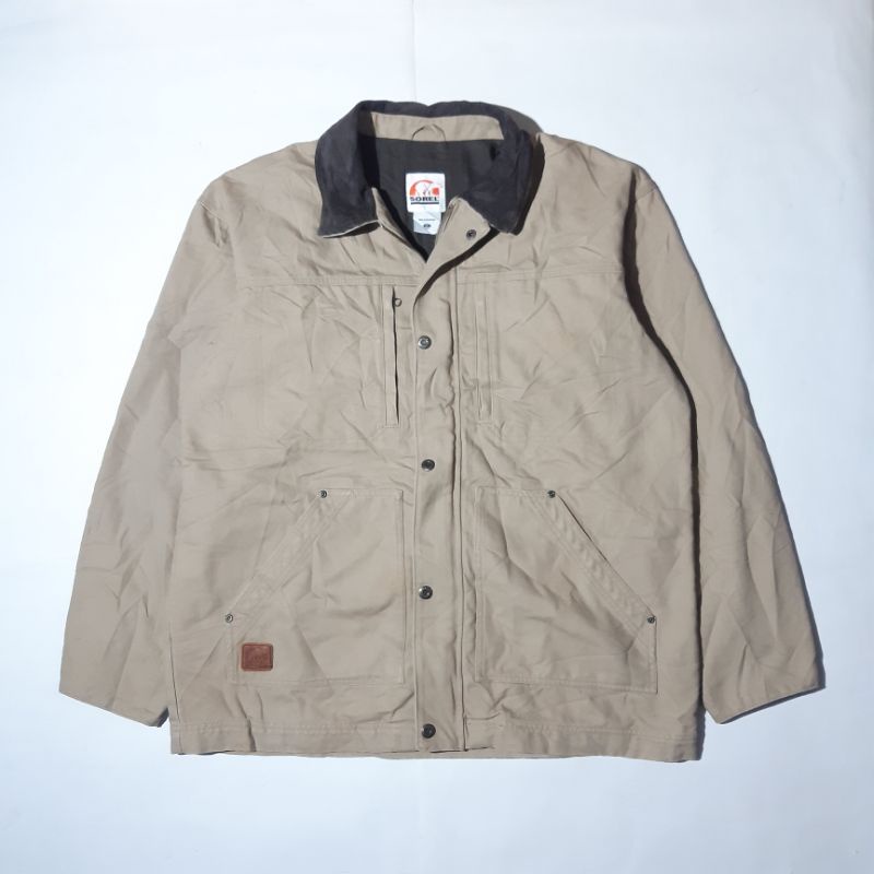 Vintage Work Jacket/Jaket/ Detroit/Artric Canvas Sorel Coat Barn Not Carhartt