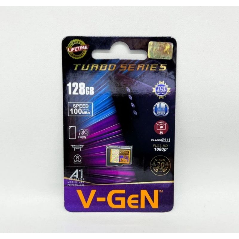 V-Gen Micro SD TF Card 128GB Class 10