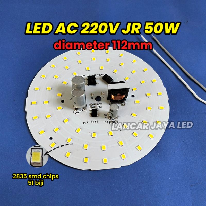 LED AC Murah Bertrafo (JR) 18w/25w/30/40w/50w