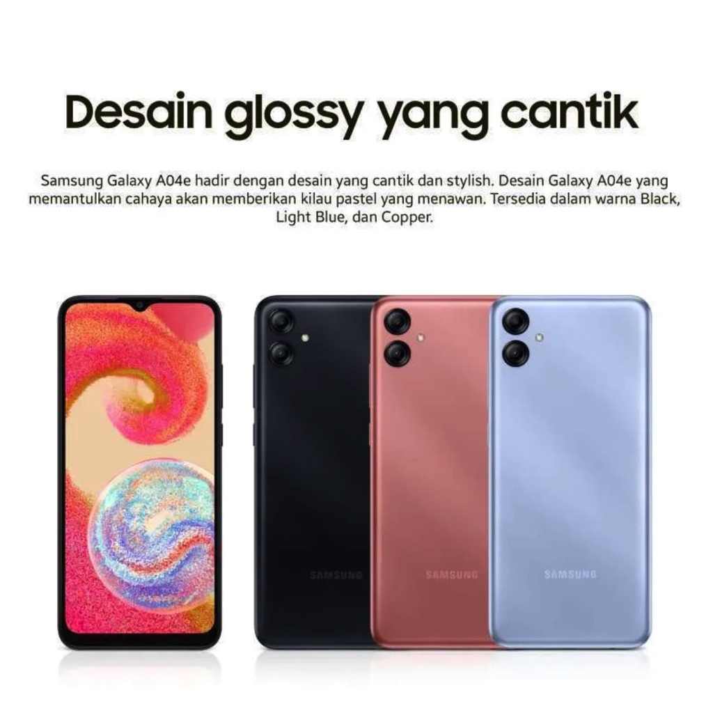 Samsung Galaxy A04E 3GB+32GB Garansi Resmi Samsung 1 Tahun