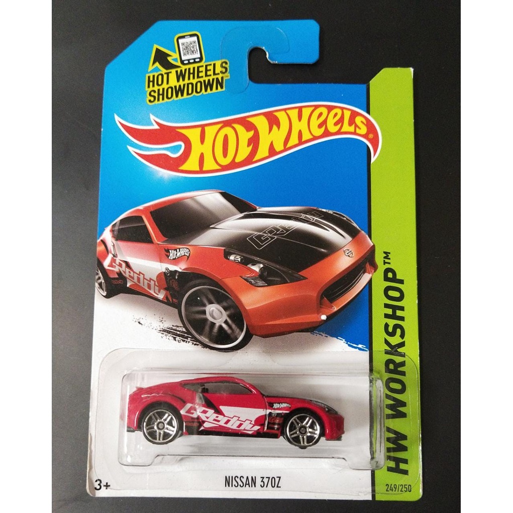 HOT WHEELS NISSAN 370Z GREDDY MERAH