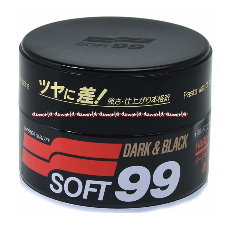 Soft 99 Wax Paste Dark &amp; Black Paste 300ml Formula Carnauba Untuk Mobil Gelap Hitam Wax Pelapis Body Dari Sinar Matahari