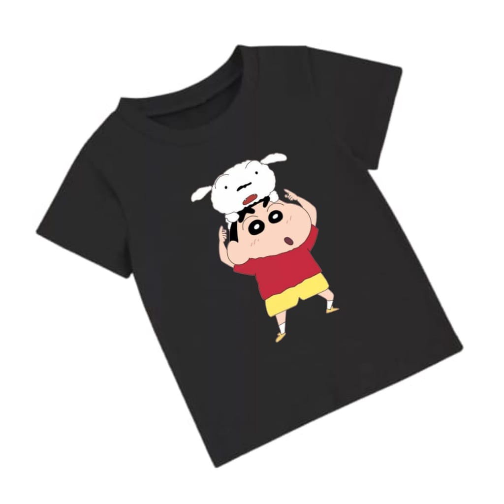 Hzl_outfit Kaos Baju Anak Anak ShinChan Baju Anak (Bayar Ditempat)