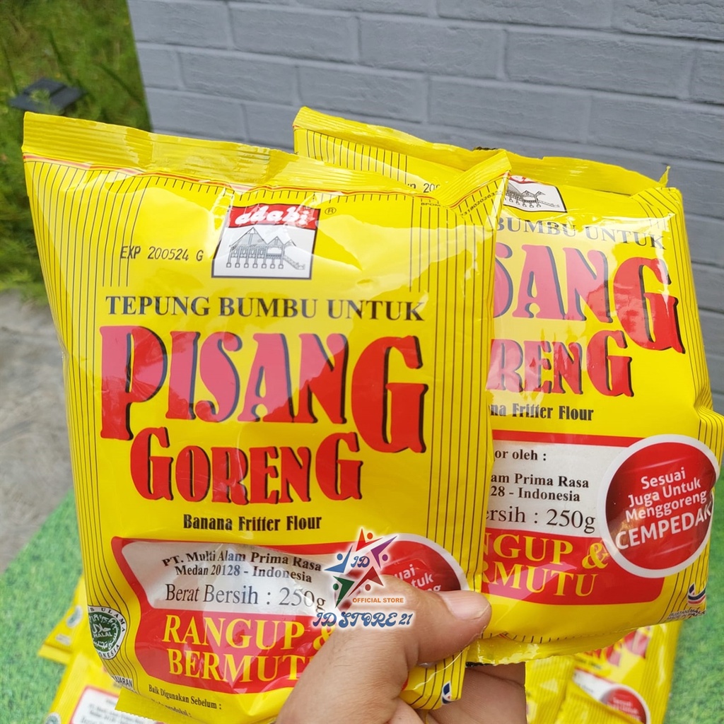 Tepung goreng pisang crispy Adabi 250 GR Halal / Tepung Pisang Goreng