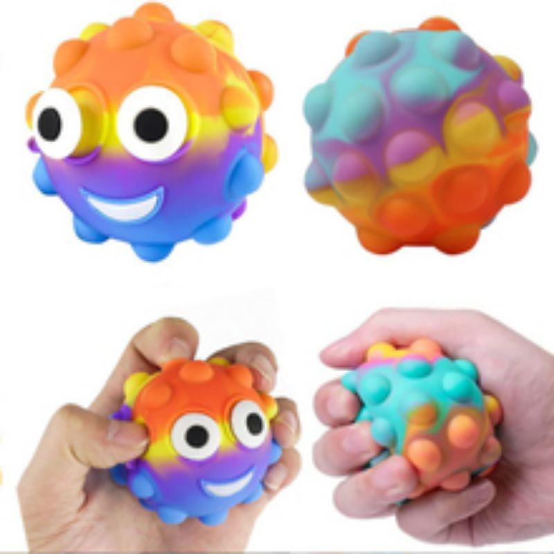 Pop It Bola LED Anti Stress 3D