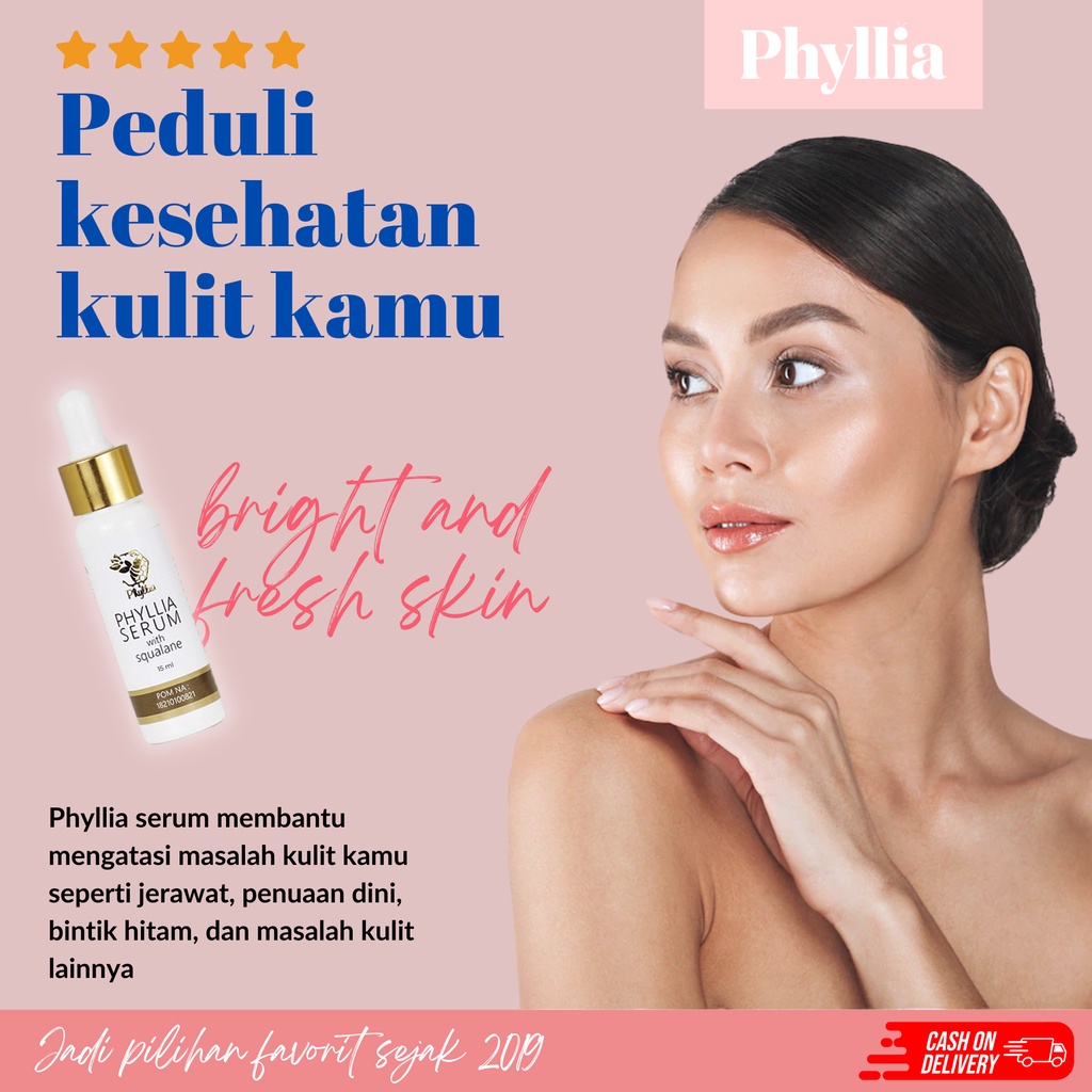 Phyllia - Serum Wajah Glowing Brightening Whitening BPOM