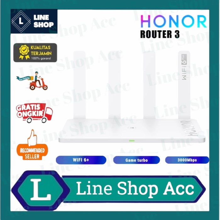 HUAWEI HONOR Router 3 Wifi 6 Dual Core 3000Mbps Gigabit Port 2.4
