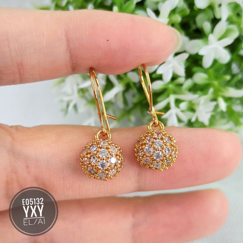 Anting Yaxiya Boldis Zircon Gold E05132