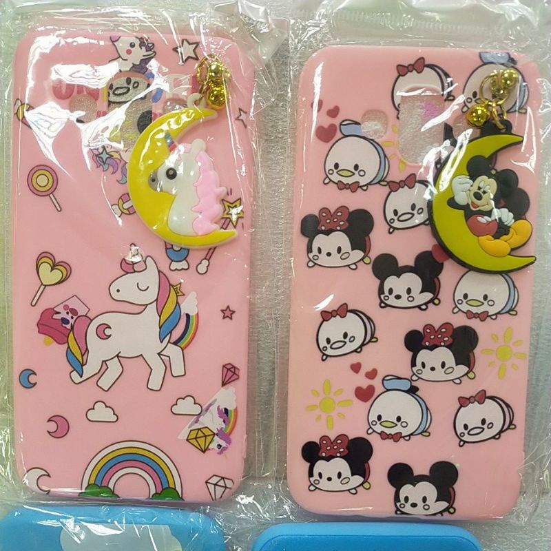 paket free TG : case karakter Samsung j7 Duo + TG