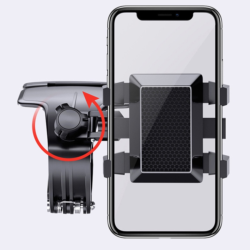 [AIYU] Baju Kaos Distro Pria Wanita Lengan Pendek Stand Penyangga Dudukan Ponsel Mobil Bracket Rotasi 720derajat Dudukan Hp Mobil Universal Dengan