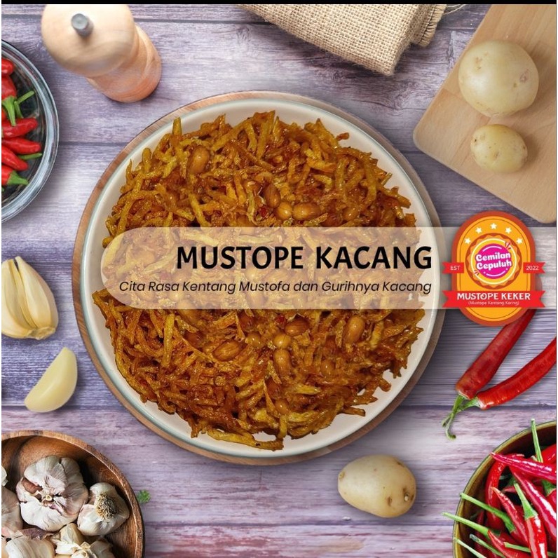 

Kentang Mustofa Kacang 250 gr "MUSTOPE KEKER