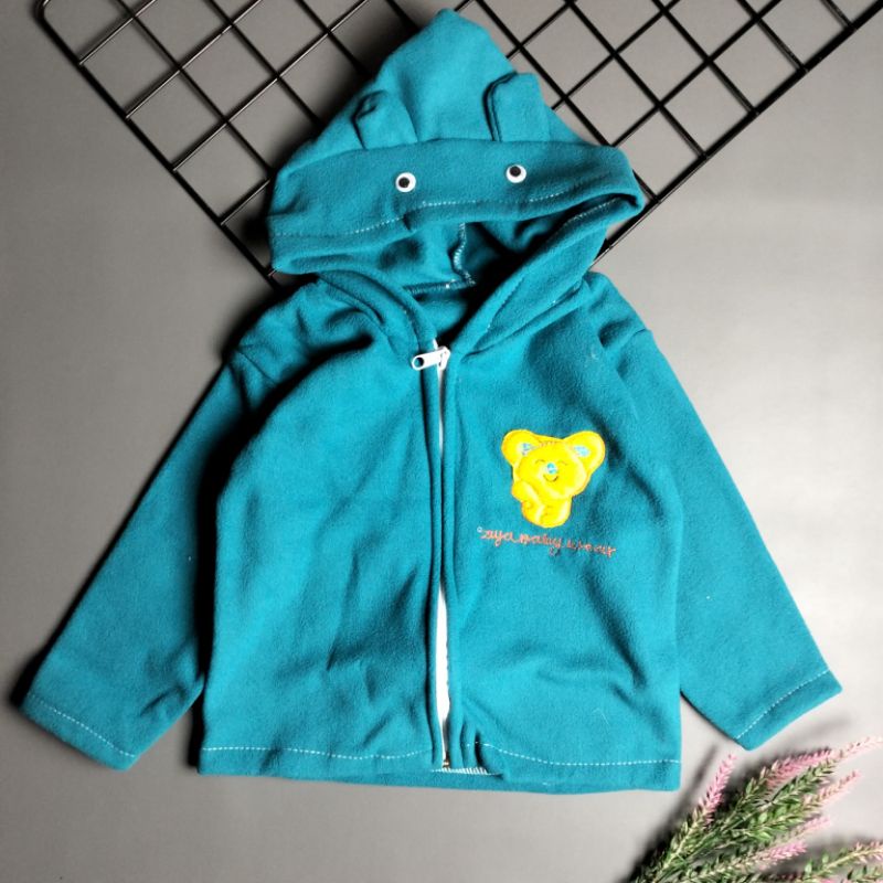 Jaket bayi kuping lucu 3-18 bulan